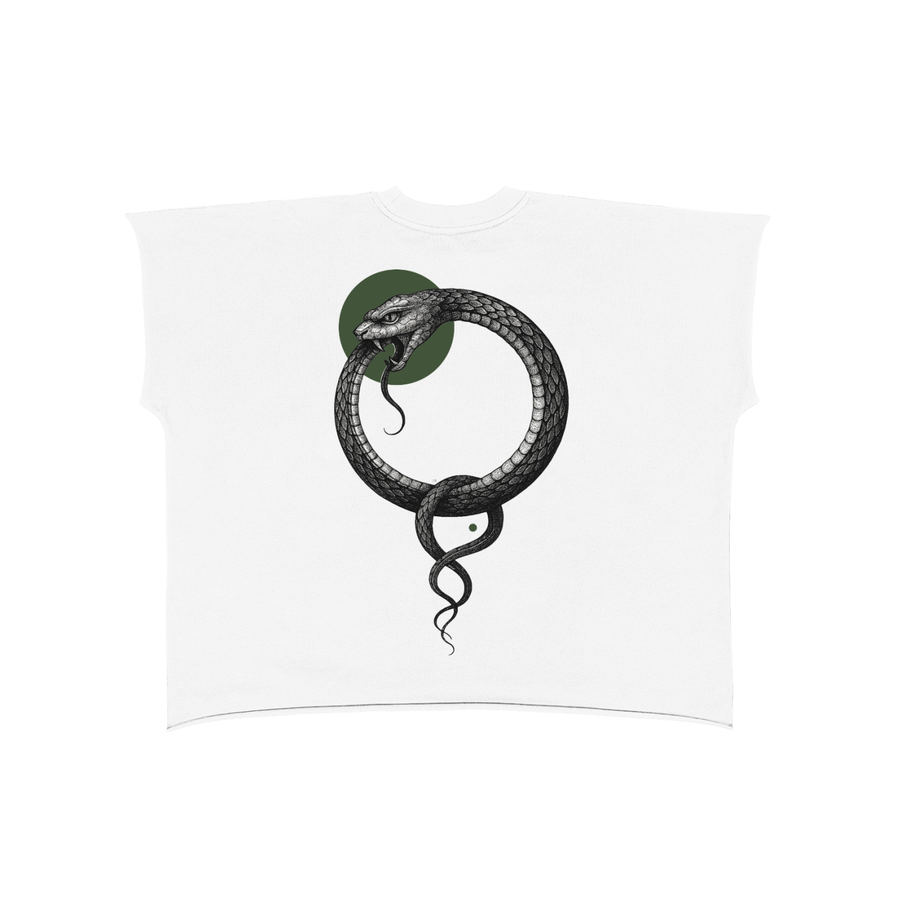 Snake Entity White Tee