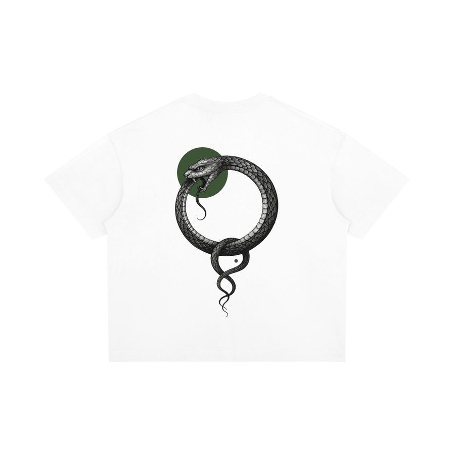 Snake Entity Oversized Tee White